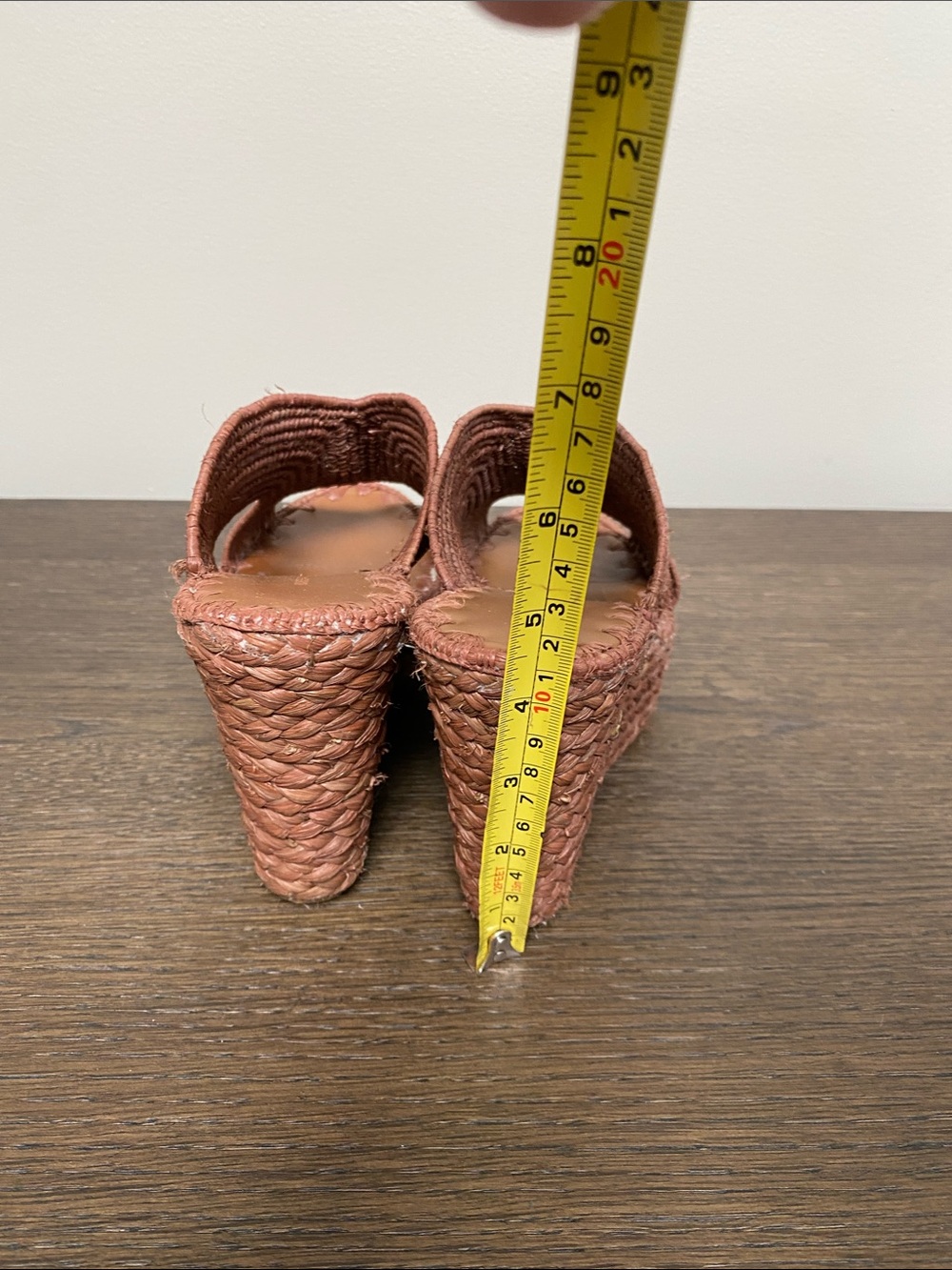 Carrie Forbes Lina Raffia Wedge Woven Platform Slide Sandals - Picture 5 of 8